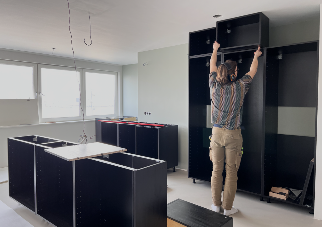 installatie keuken met Ikea method