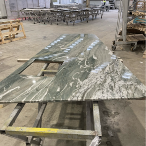 keukenblad groen marmer kwartsiet